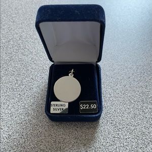 Sterling Silver Circular Pendant